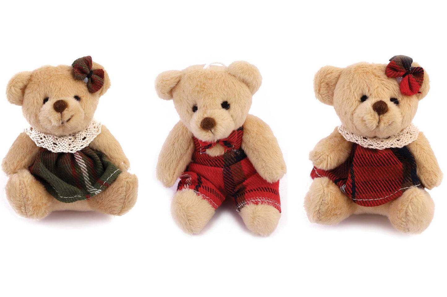 Teddy Bear Christmas Crackers (6 x 13-inch Crackers)