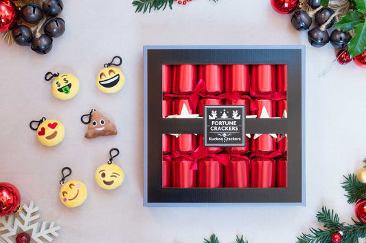 Fortune Telling Christmas Crackers  (6 x 12-inch Crackers)